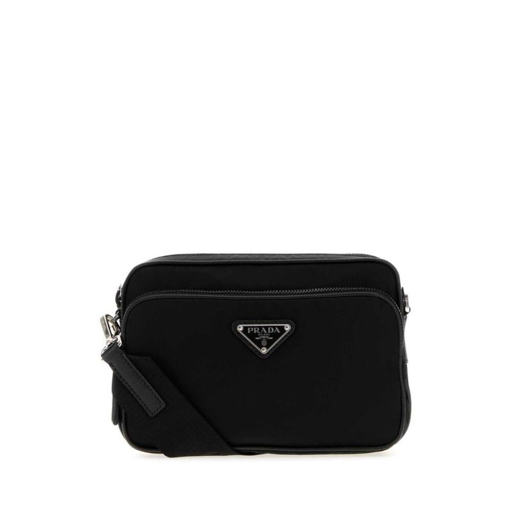 Prada Men Black Re-Nylon Crossbody Bag